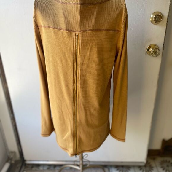 Doe & Rae back zip long sleeve top S - Picture 2 of 7